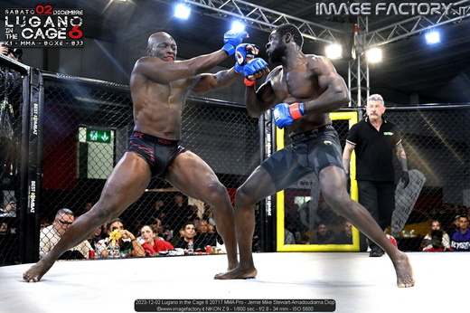 2023-12-02 Lugano in the Cage 6 20717 MMA Pro - Jemie Mike Stewart-Amadoudiama Diop
